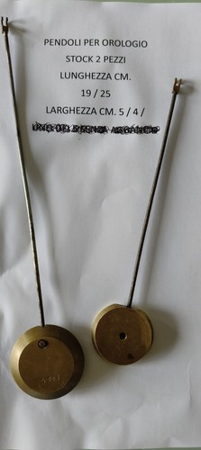 Orologio pendolo lotto - pendolo, "lotto