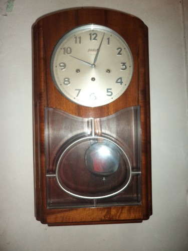 Vecchio orologio pendolo - vecchio, a