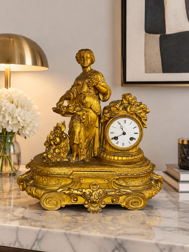 Antico orologio pendolo - a,