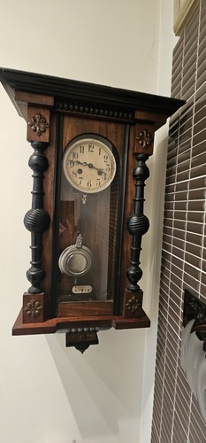 Antico orologio pendolo - a,