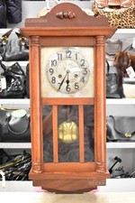 Orologio A Pendolo In Legno