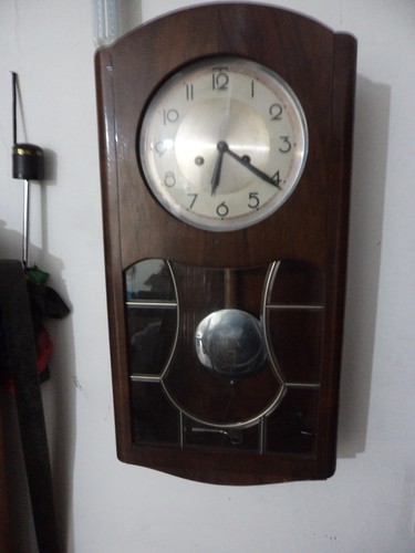 Vecchio orologio pendolo - vecchio, a